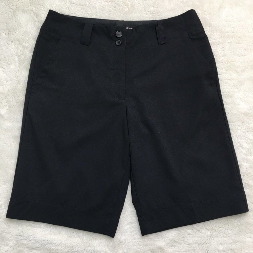 Nike Golf Dri Fit Womens Black Shorts Size 2